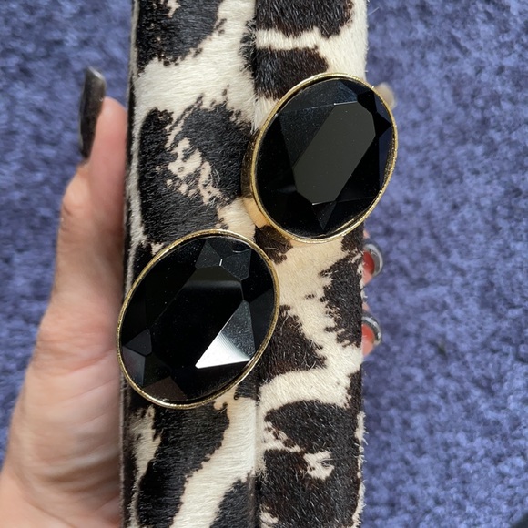 Felix Rey leopard gem clutch gold black - Picture 6 of 9